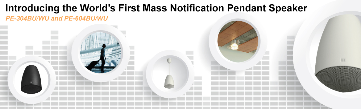 Mass Notification Pendant Speaker